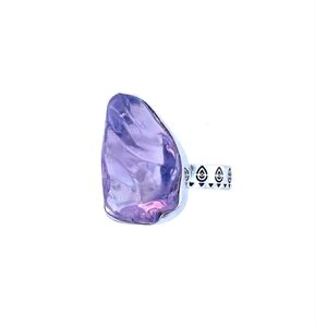♥️ LAVENDER MOUNTAIN STERLING SILVER RING